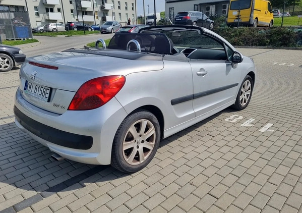 Peugeot 207 CC cena 15500 przebieg: 91500, rok produkcji 2008 z Wieliczka małe 106